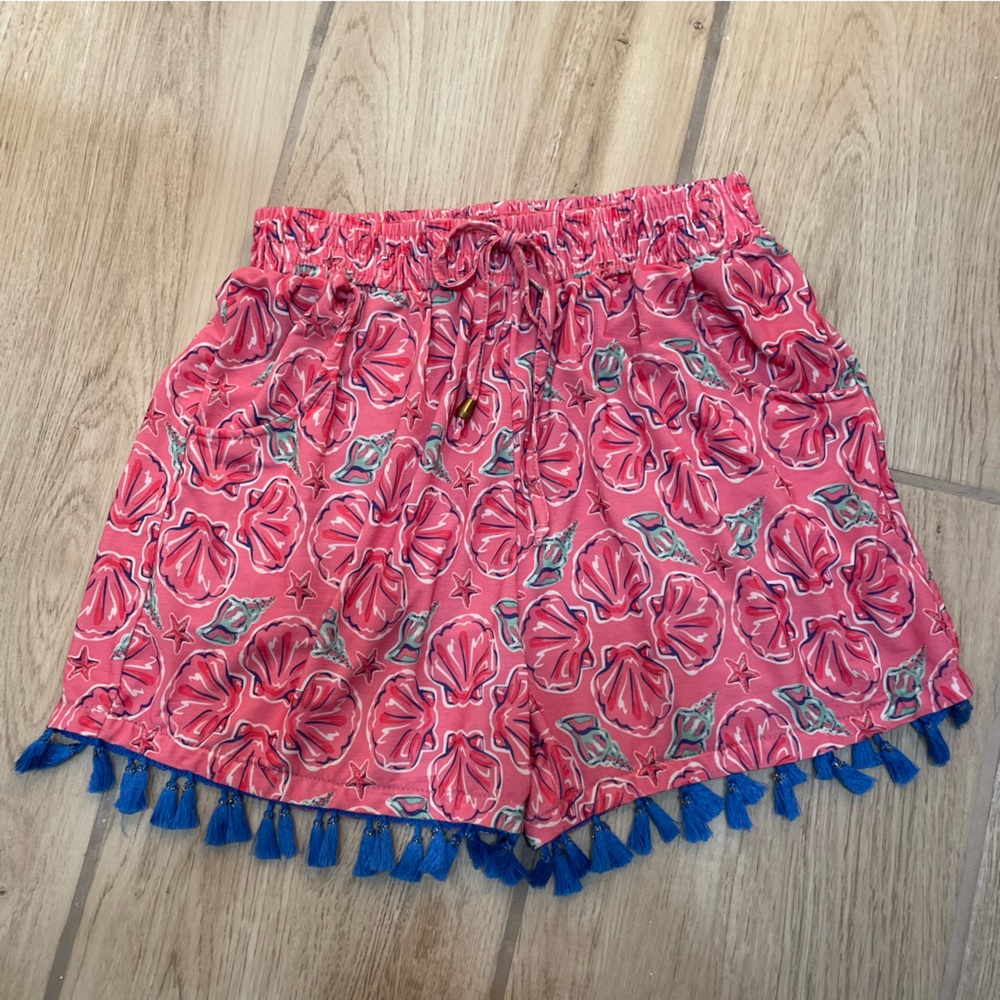 Simply Southern Shell Tassel Shorts
